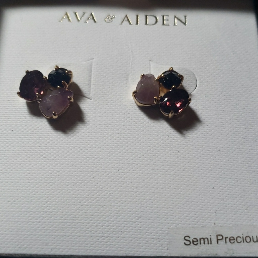 Ava & Aiden Earrings NWT